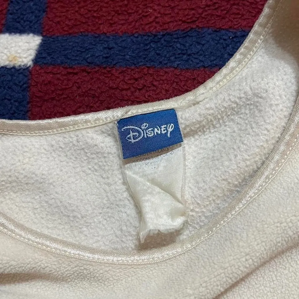 Vintage Disney fleece cream Grumpy elf Fa-La-la yourself! Crewneck sweater cozy - Image 3