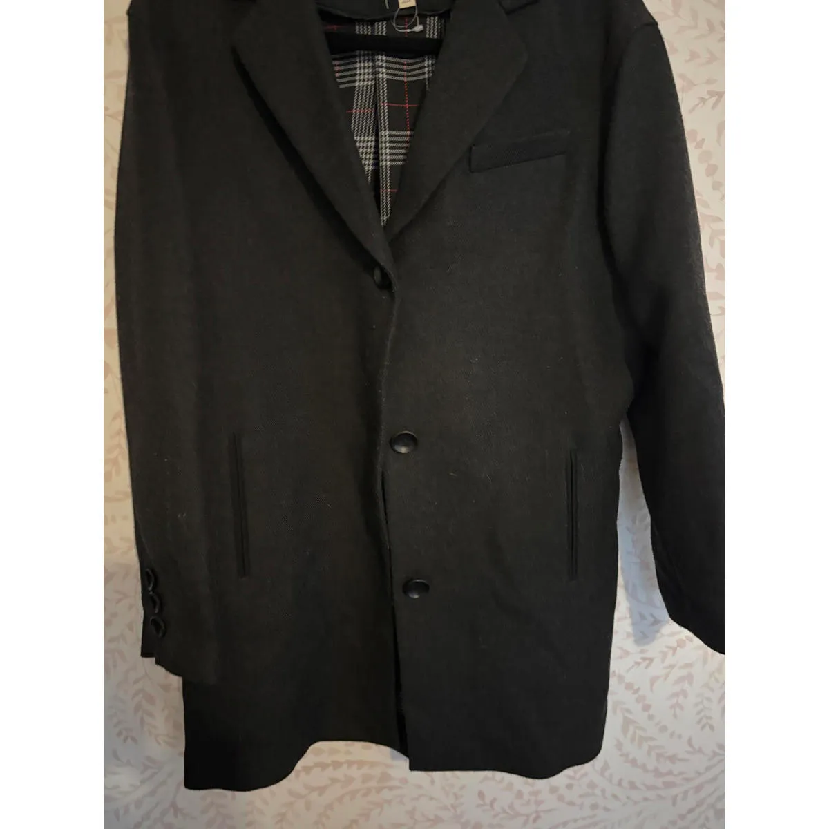 Elizabeth and James Wool Dark Gray Pea Coat Size XS - Image 5