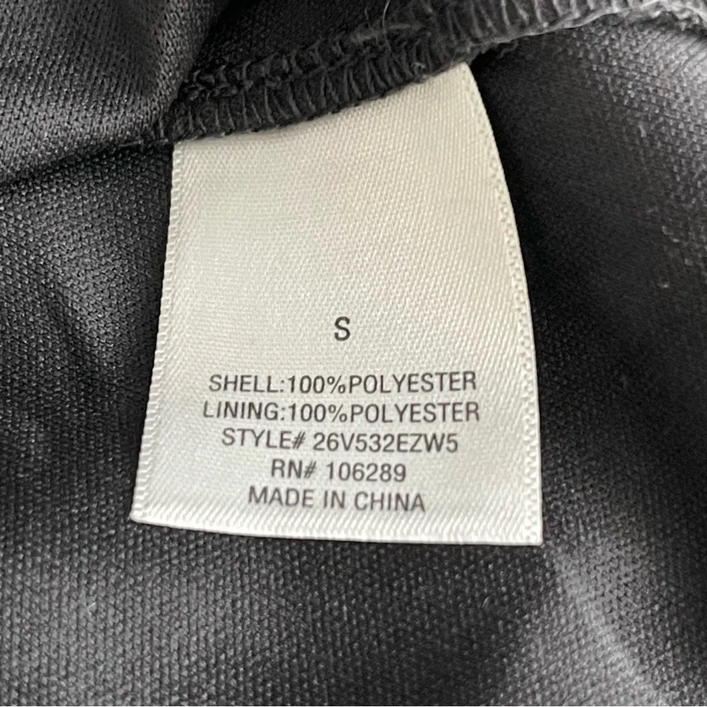 Miami Becca Flutter Sleeve Godet Mini Dress Women’s Size S Belt Tie Black White - Image 11