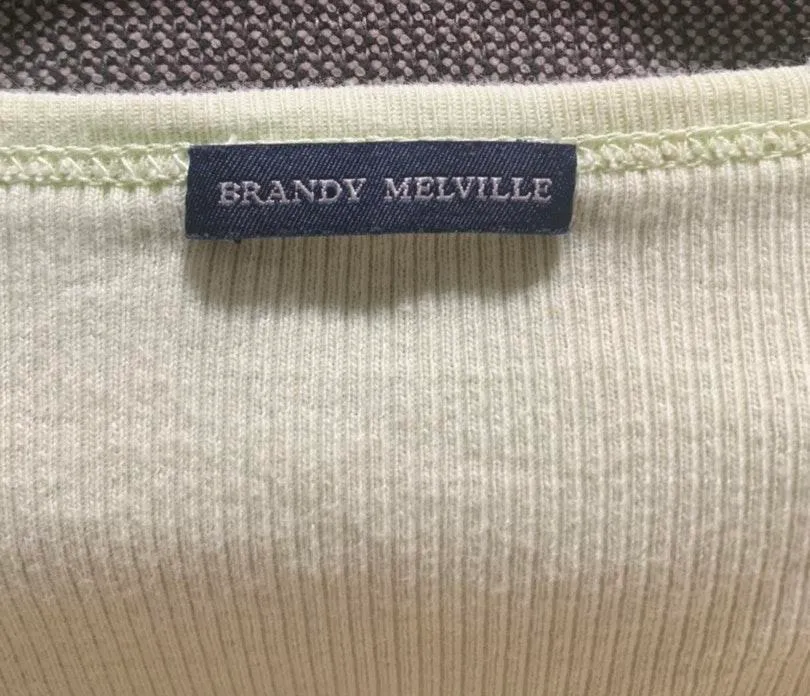 Green Zelly Top Brandy Melville Pastel - Image 6