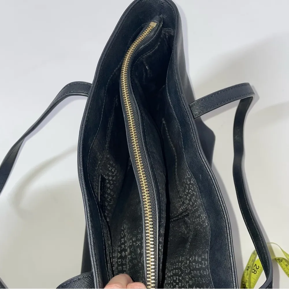 Kate Spade Laurel Way Jaymes Black Saffiano Leather Tote - Image 12