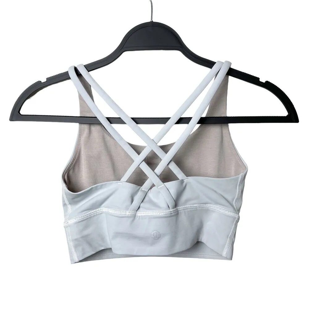 Lululemon  energy bra longline blue linen - Image 4