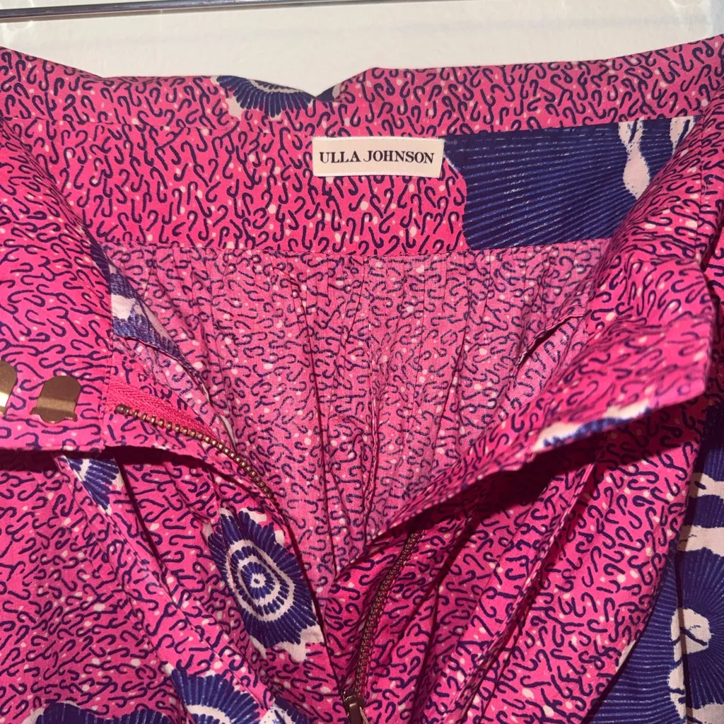 Ulla Johnson Tilda Top + Martime Shorts in Fuchsia 2 Piece Matching Set Size 2 - Image 11