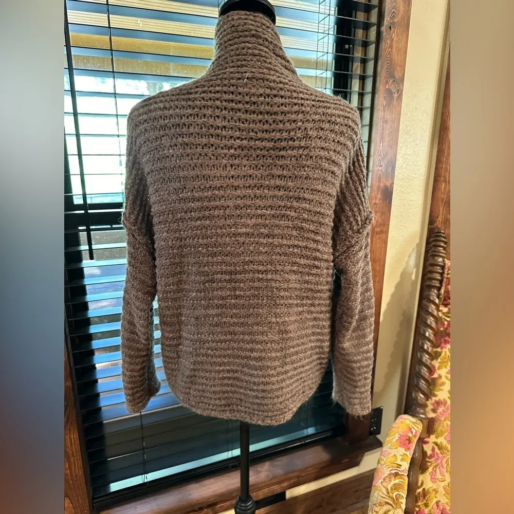 EUC Aerie Soft Cozy Cowl Neck Knit Oversized Longsleeve Sweater Size XS - Image 4