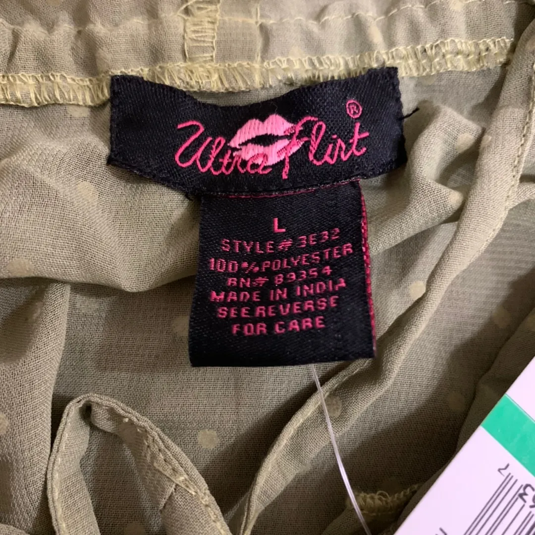 Green Off The Shoulder Top Large - Image 6