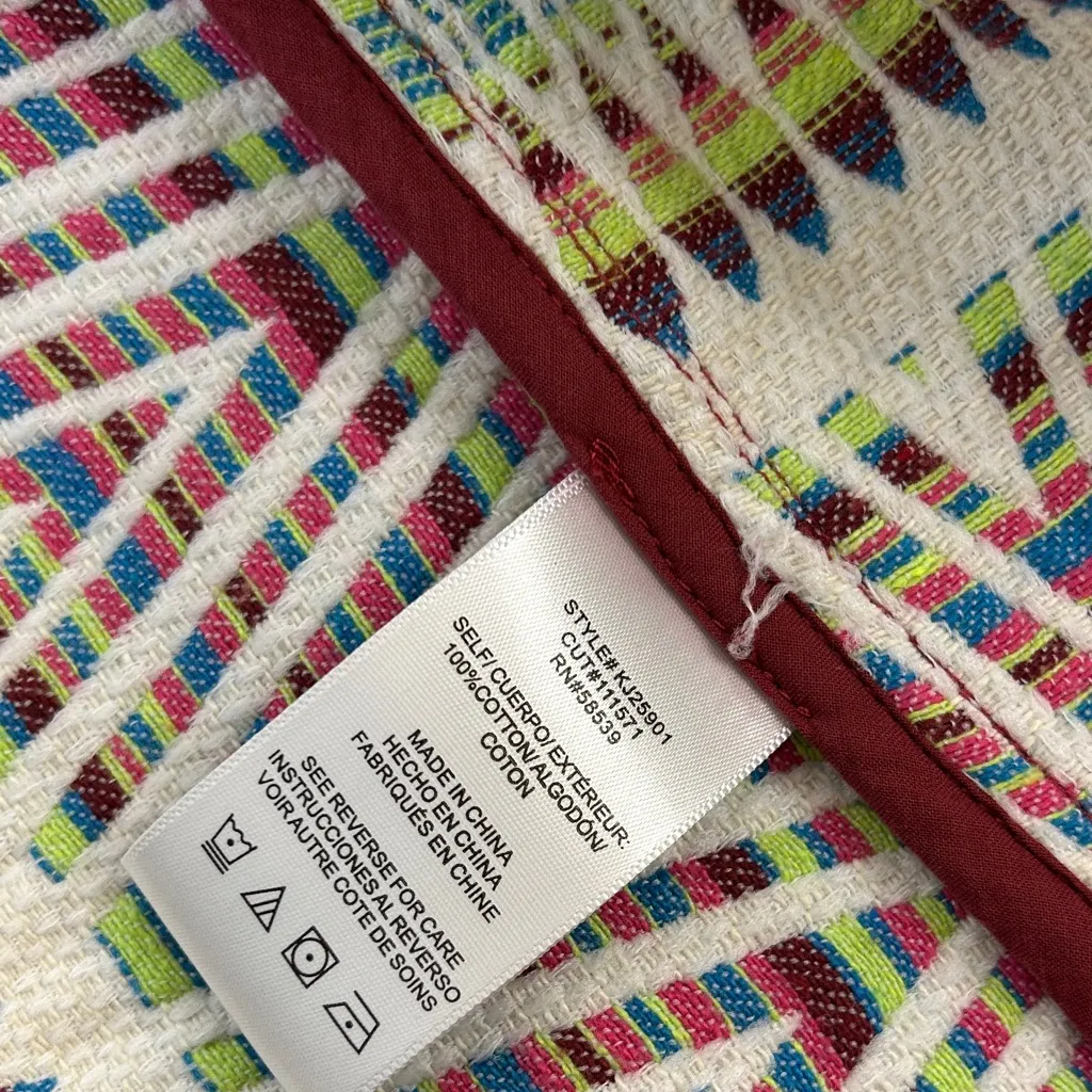 Kut from the Kloth Aztec Pattern Blazer- Red, Blue, Yellow Women’s Size Large - Image 5