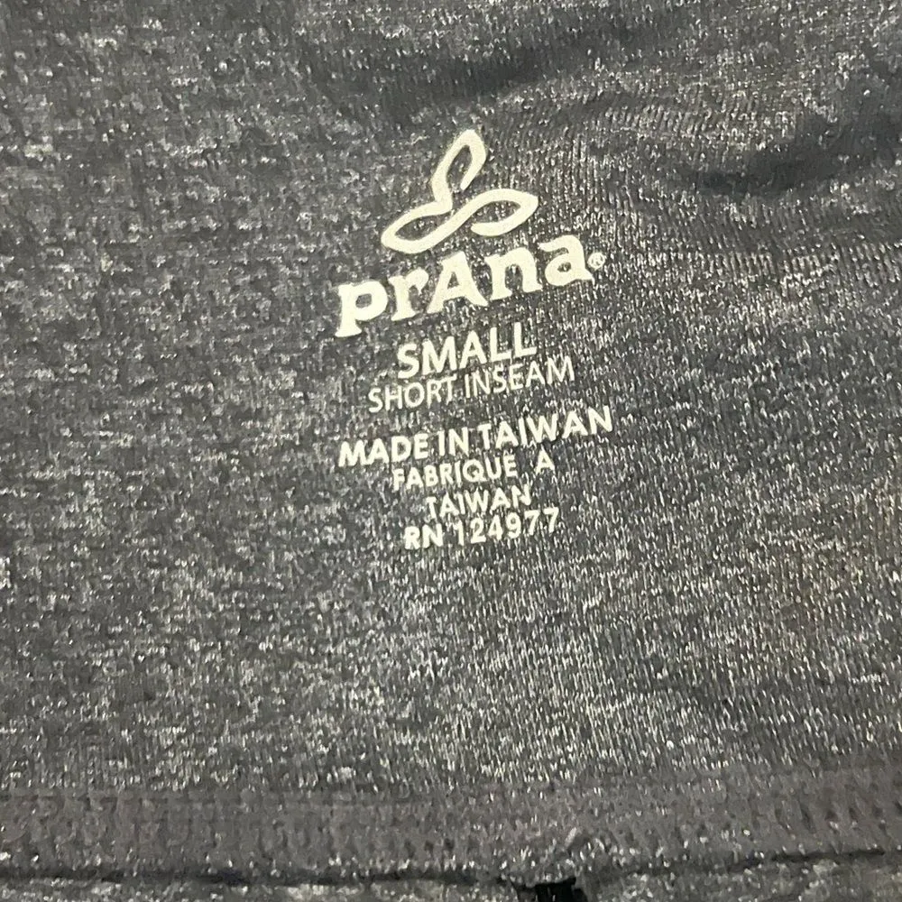 PrAna Contour Flare Gray Leggings Yoga Pants Size Small Short Inseam - Image 7