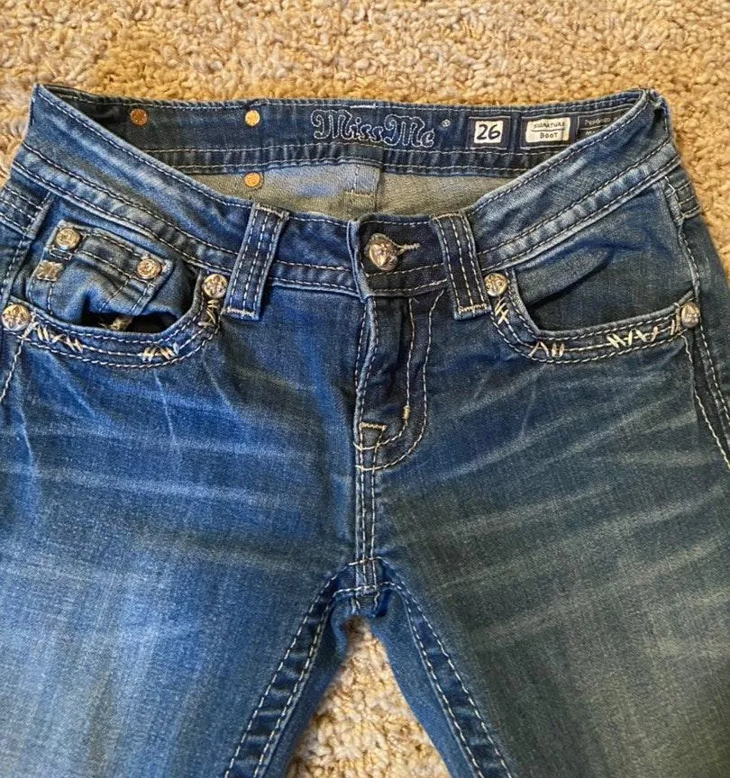 Miss Me Boot Cut Jeans - Image 2