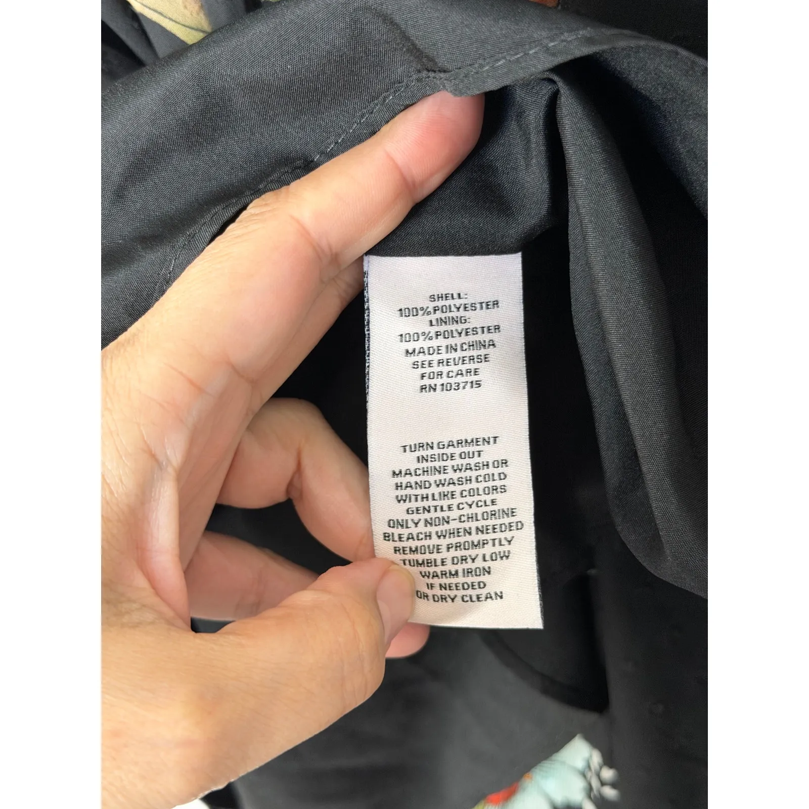 NANETTE NANETTE LEPORE Dress Size 8 Floral High Low Midi in Black Smocked Waist - Image 10