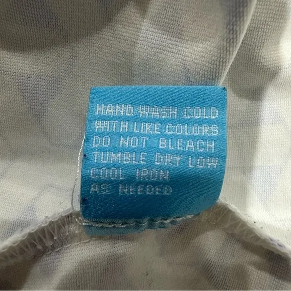 J McLaughlin White Purple Geometric Print Dress Small Pockets Preppy Mod‎ - Image 10