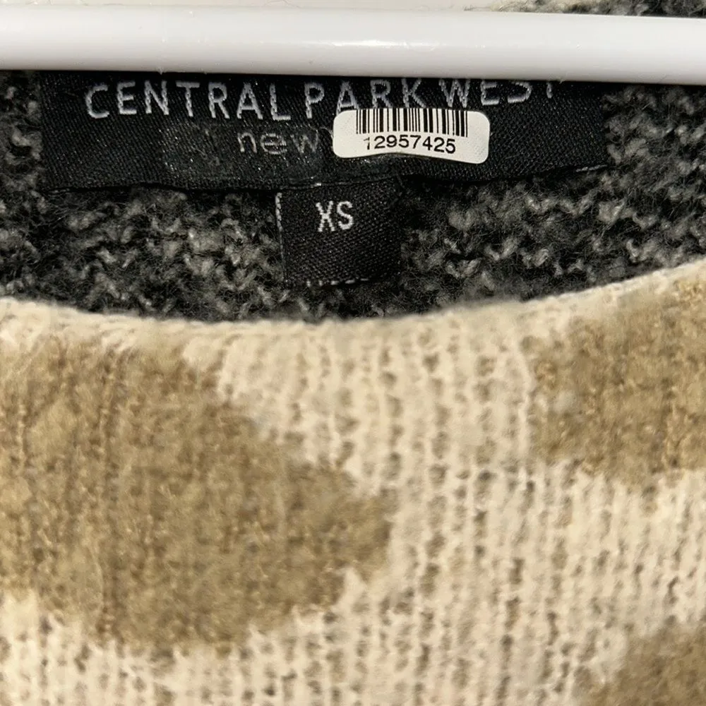 Central Park West RTR Leopard Multi Print Brown/Blue Sweater(Size XS) - Image 7