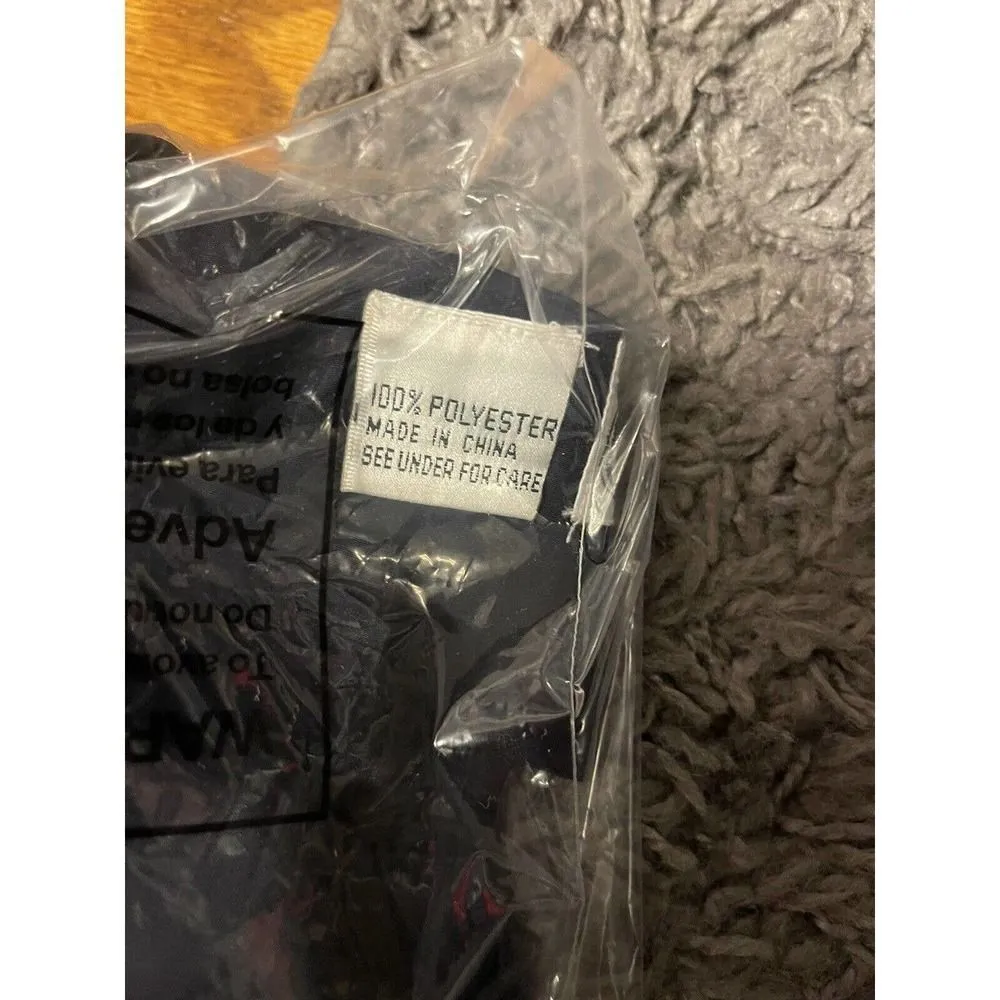 Liz Roberts Petites Navy Sailor Collar Gold Button/Belt Pleated Dress Size 10P - Image 5