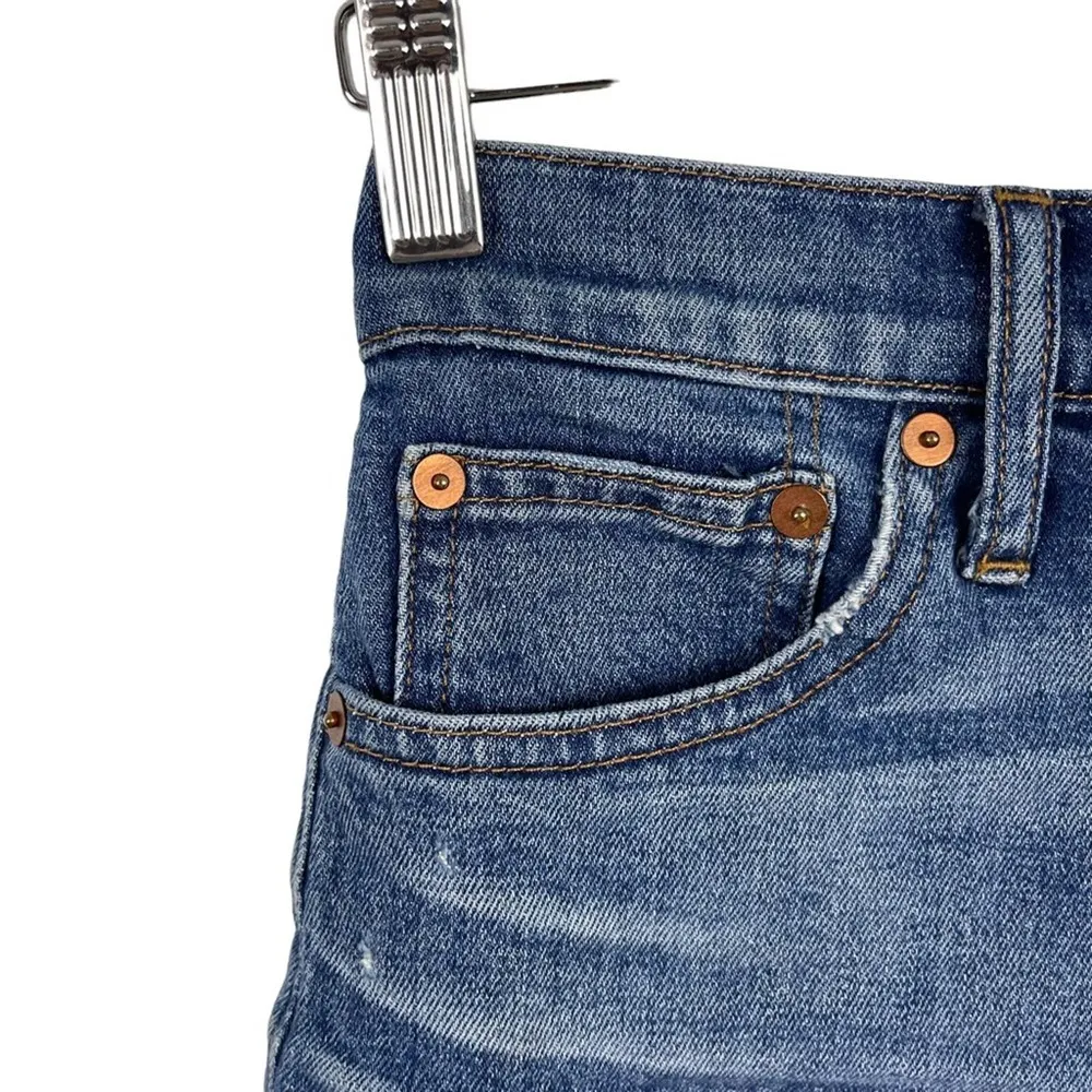 Madewell High-Rise Denim Shorts in Glenoaks Wash: Cutoff Edition Stretch Size 24 - Image 4