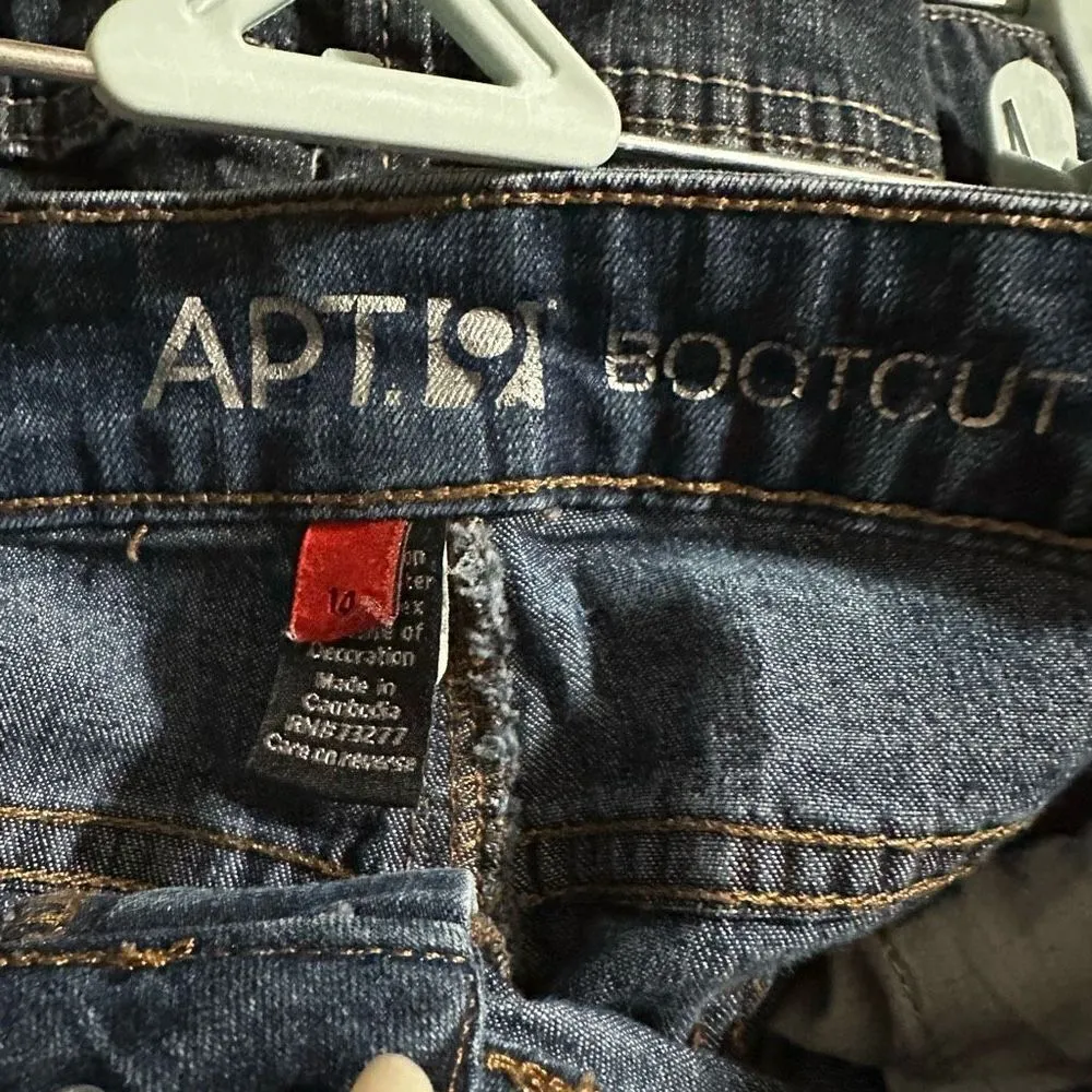 Apt 9 bootcut denim blue jeans - Image 5