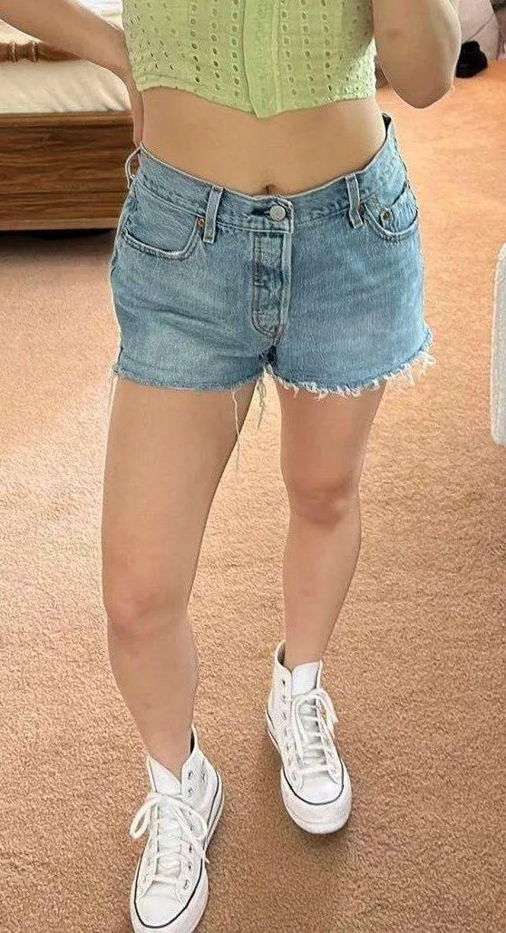 501 High-Waisted Denim Shorts - Image 2