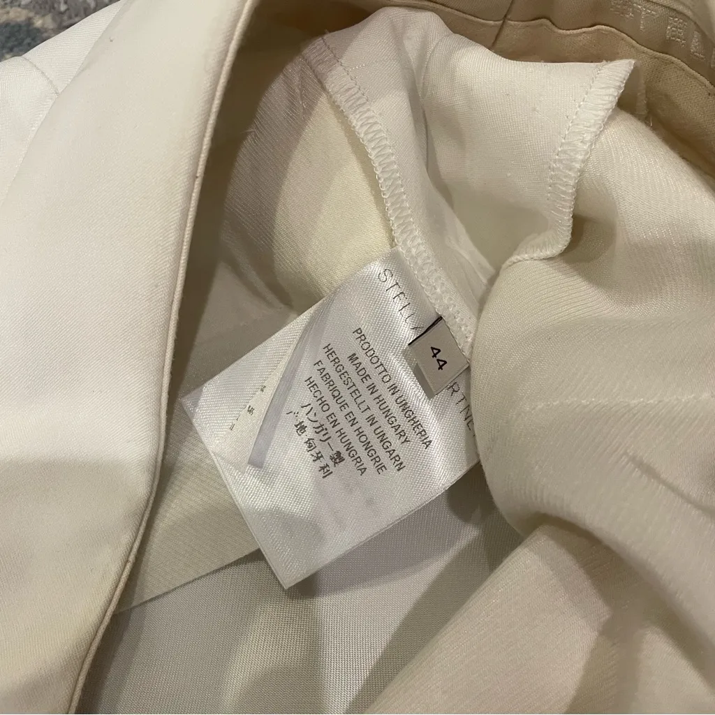 Stella McCartney Ivory Flare Pants - Image 3