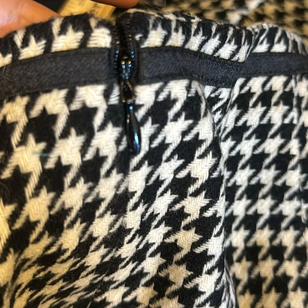 Vtg Apostrophe Black And White Blazer and skirt set wool blend ladies coat SZ 6 - Image 16