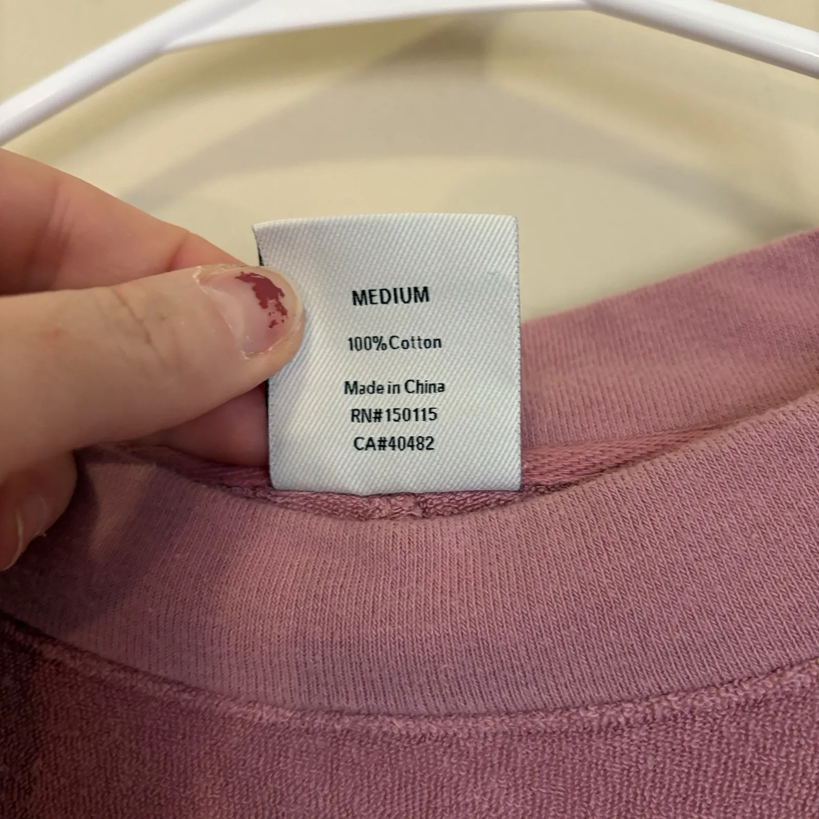 Varley Lyle Top Women Meidum Pullover Sweatshirt Mesa Rose - Image 7