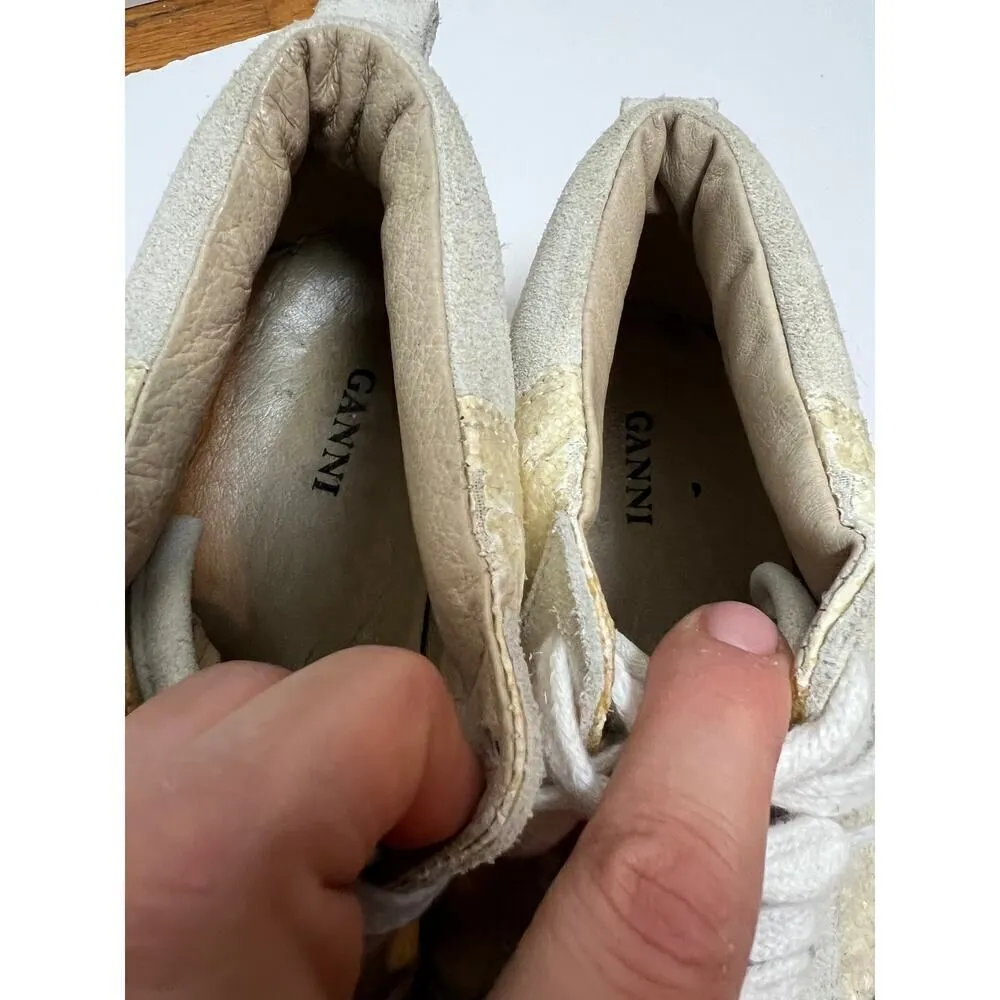 GANNI Sparkle Bling High Tops Women's Sz. 37 (US 7) - Image 4