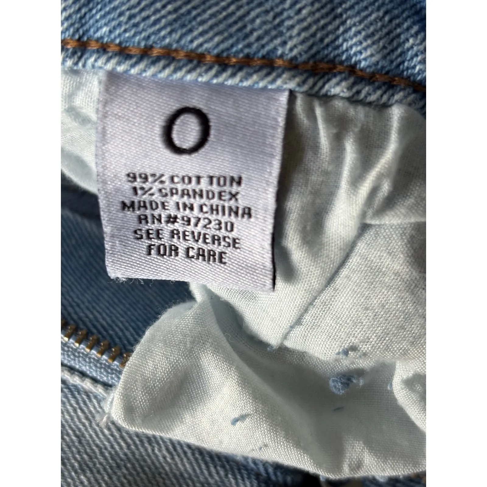 Almost Famous Womens Jeans Size 0 High Rise Flare‎ Colorblock Raw Hem Patchwork - Image 6