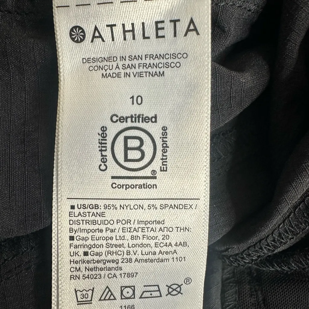 Athleta Trekkie High Rise Parachute Pant black size 10 533487 - Image 5