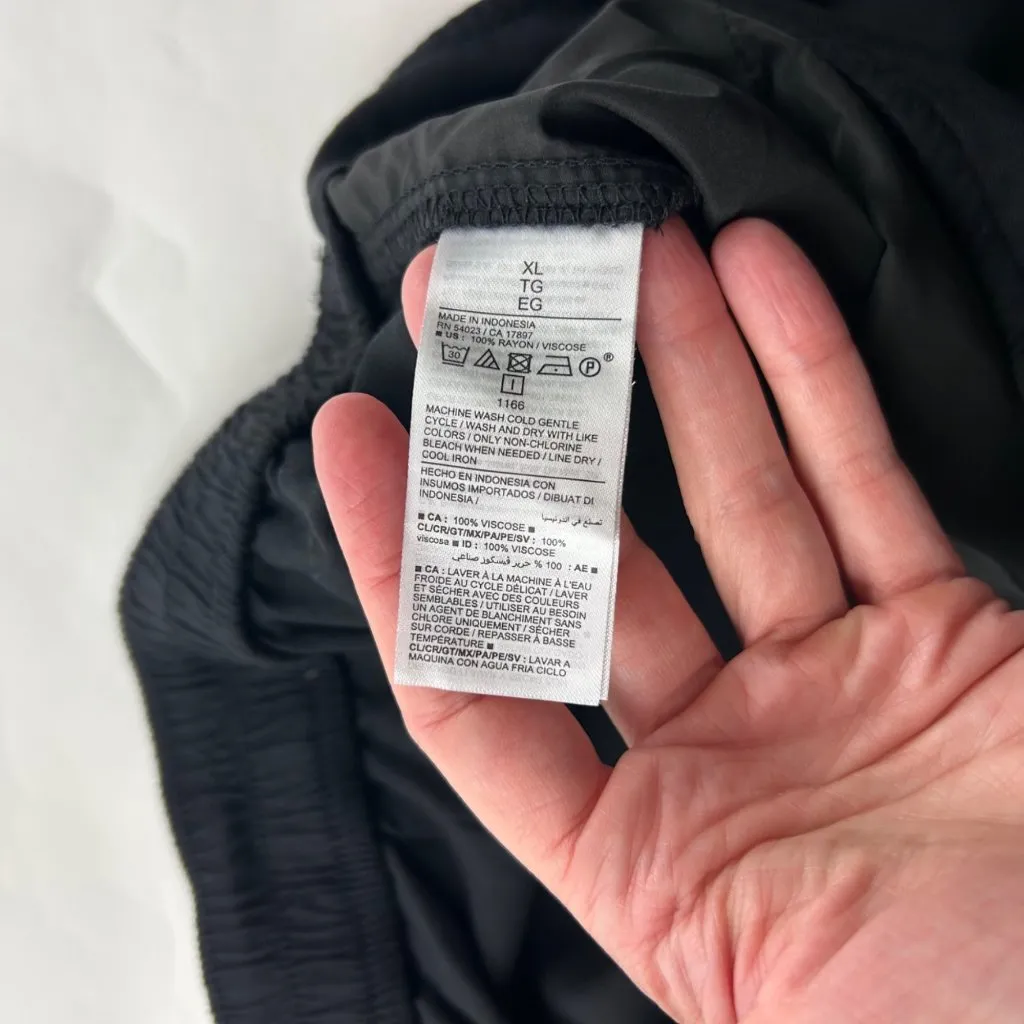 Old Navy Black Challis Wide Leg Pant XL - Image 5