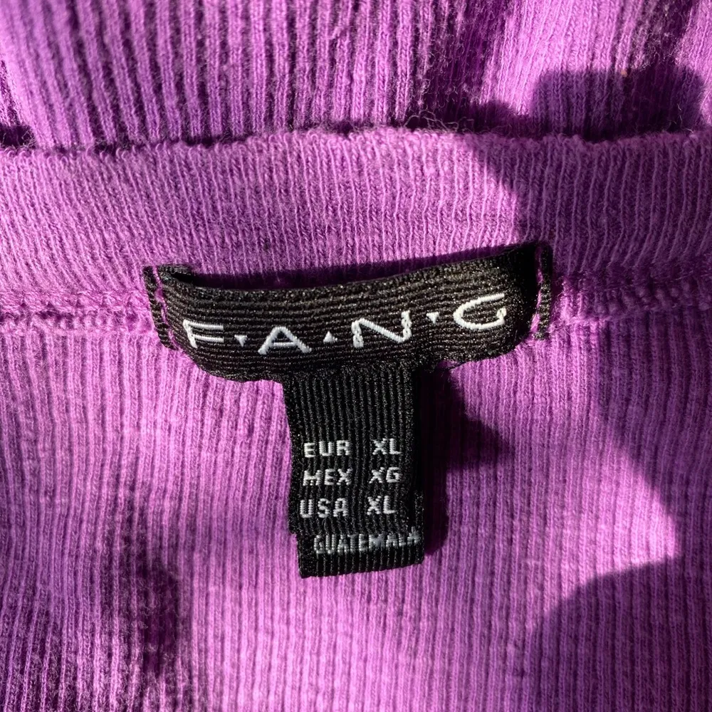 F.A.N.G. Purple Y2K Tank Top, Size XL - Image 3