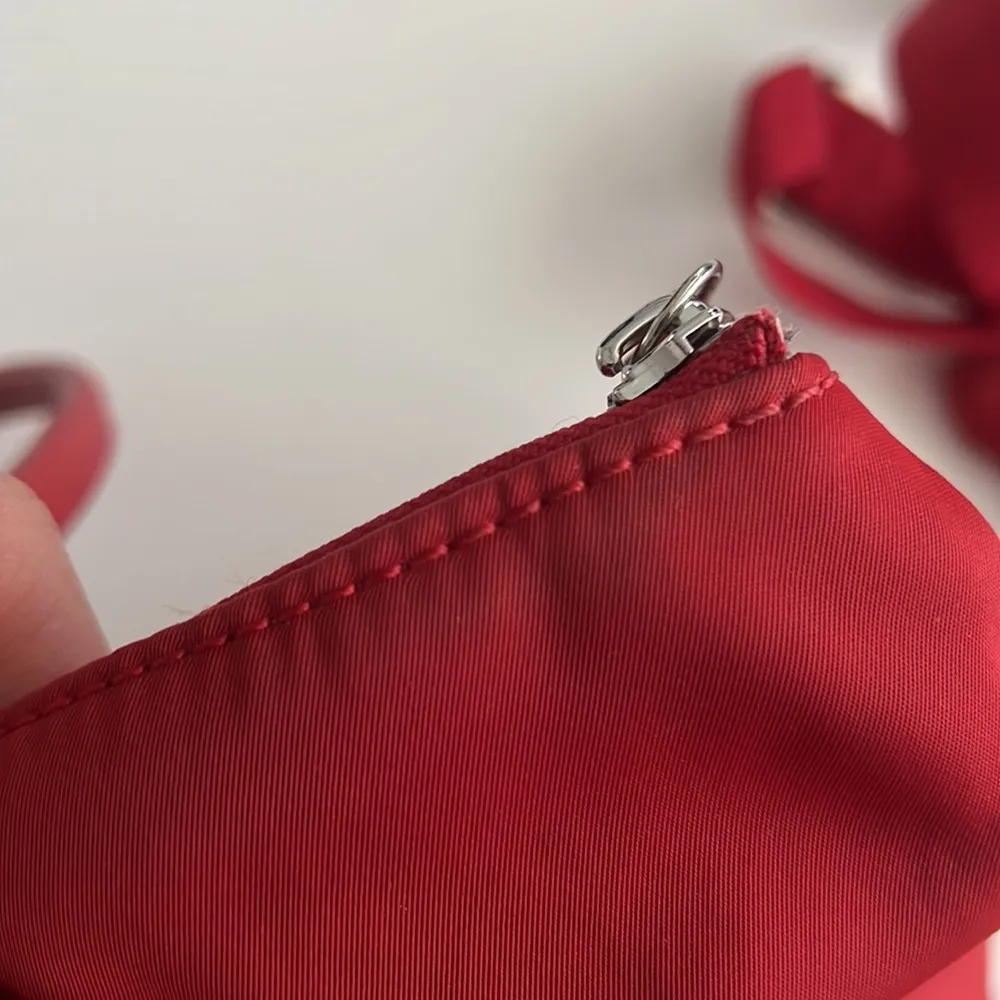 MZ Wallace Chelsea Red Tote With Pouch And Crossbody Strap - Image 10