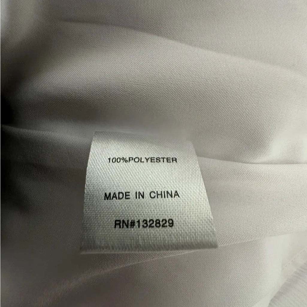 Superdown Revolve Beverly Cami Dress White Ruched Sweetheart Sun Dress Size XS - Image 9