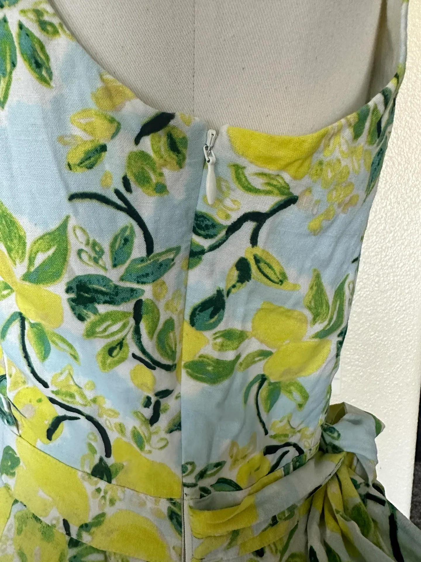 NWOT Lemon print linen dress - Image 6