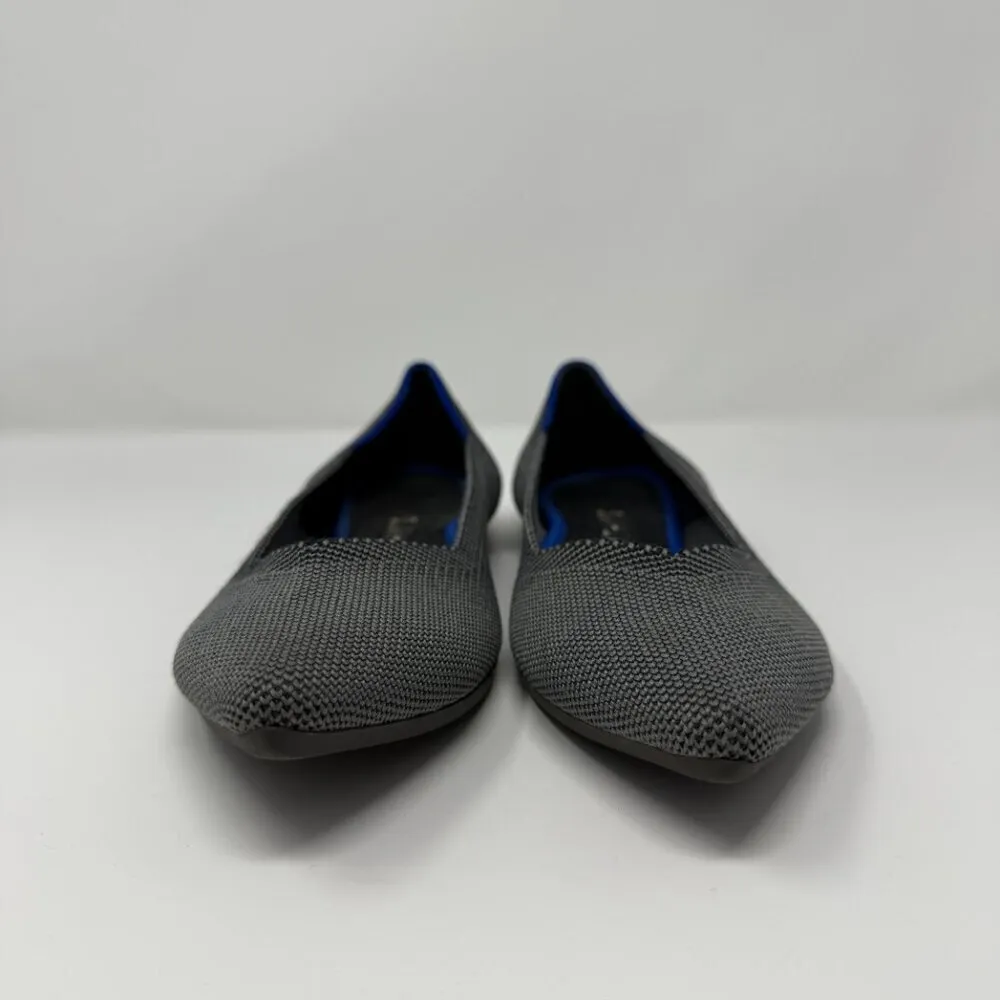 Rothy's The Point Flats Shoes Women 8 Cloud Grey Classic Comfortable Lightweight - Image 5