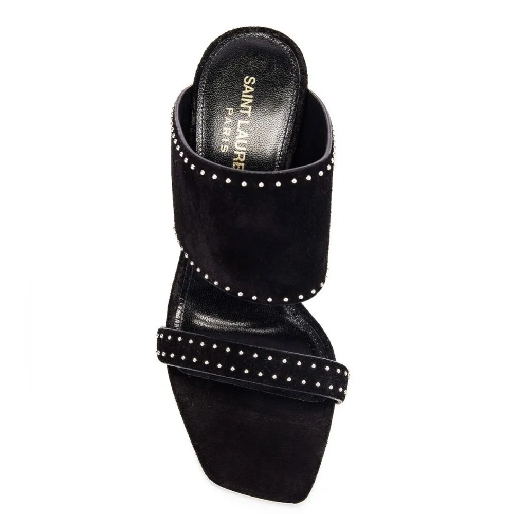 Saint Laurent Paris block sandal heels - Image 2