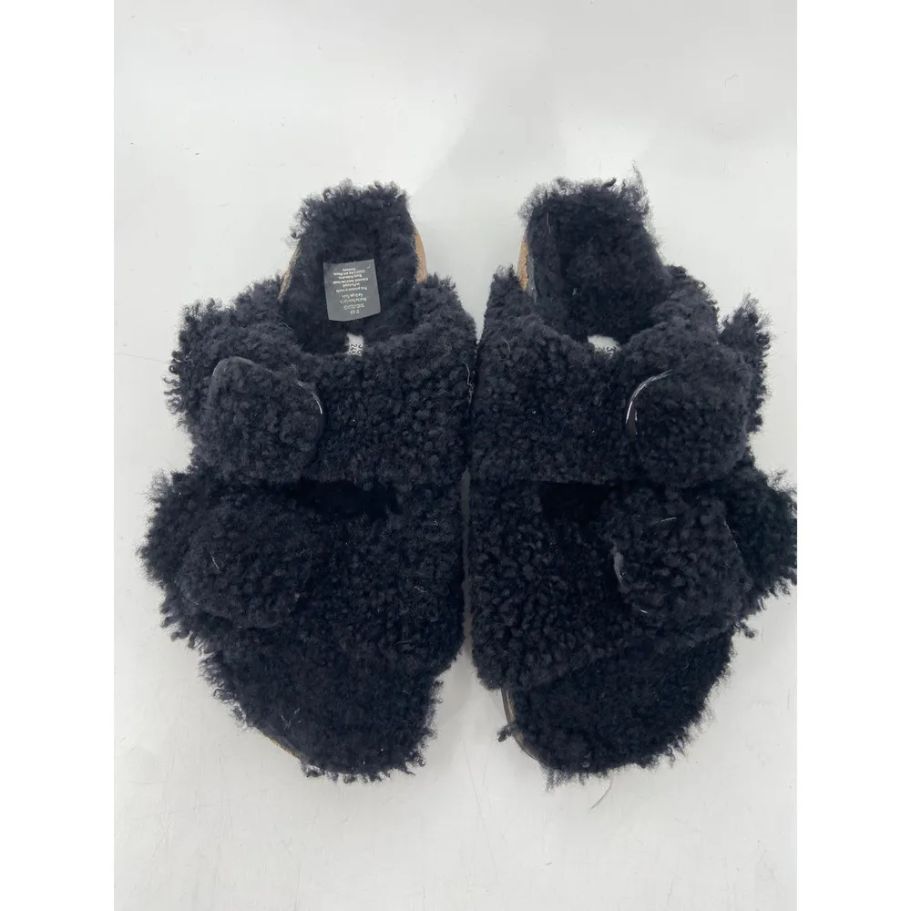 Papillio by Birkenstock Arizona Big Buckle Genuine Shearling Slide Sandal 7 NWOB - Image 4