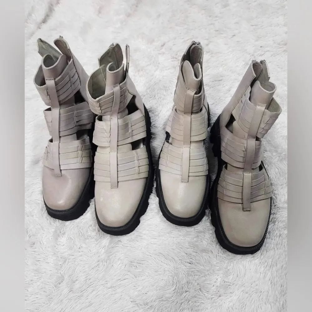 Free People Hydra Huarache Lug Boots Size 40. Sh4 $198 - Image 4