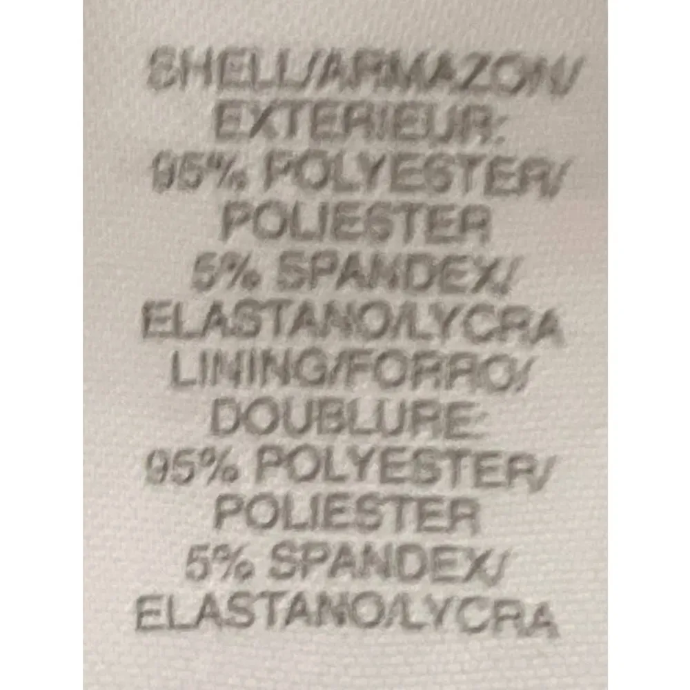 Liz Claiborne Women's Floral Red Black Tan White V-Neck 3/4 Sleeves Dress Size 6 - Image 5