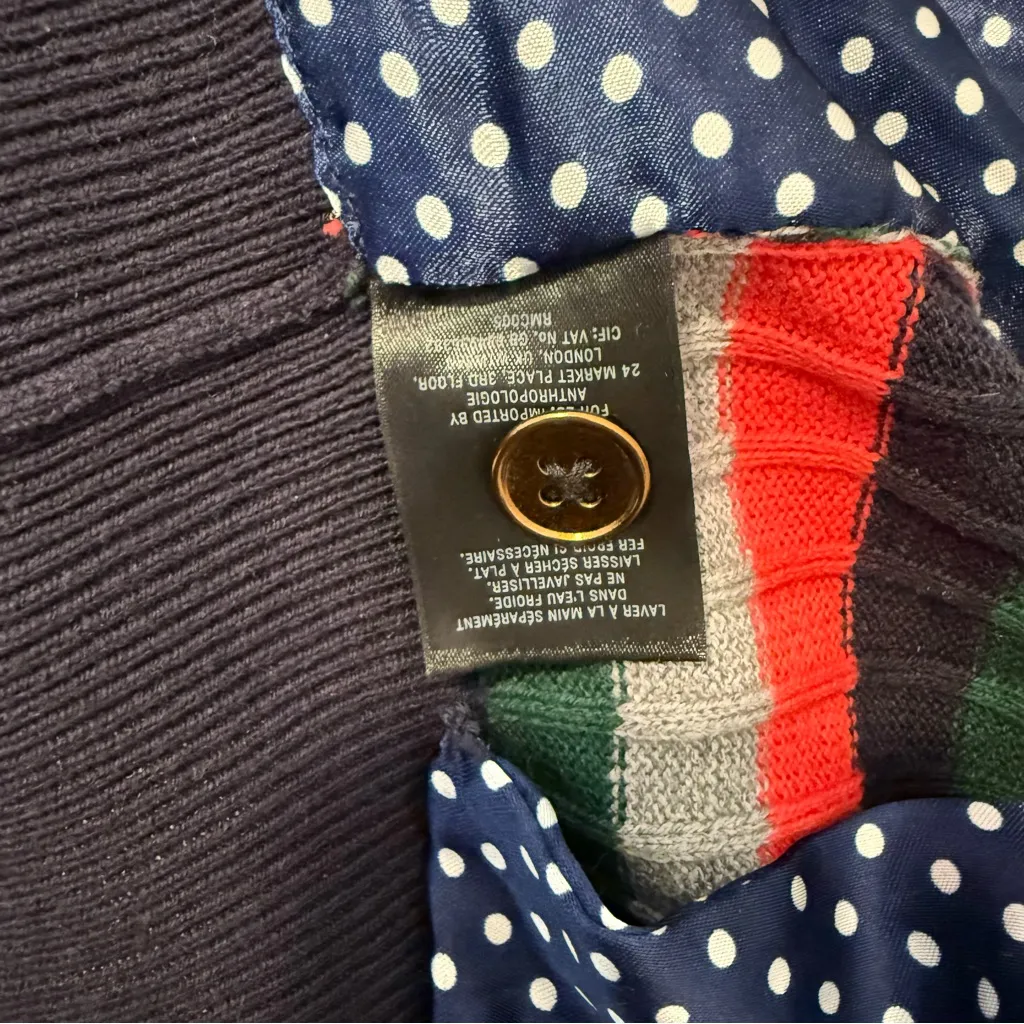 Anthropologie Moth  Jamison Striped Cardigan Size S - Image 8