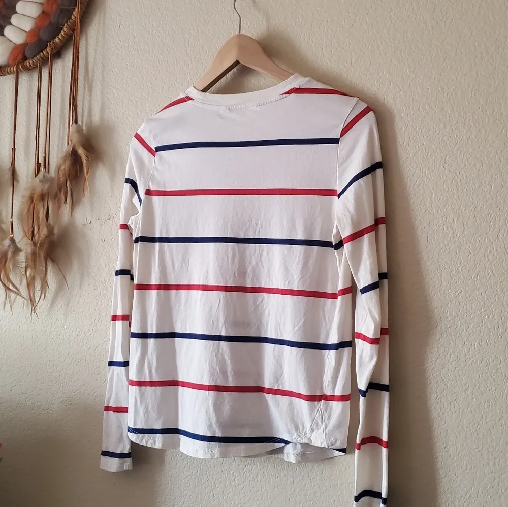 striped long sleeve sz S - Image 2