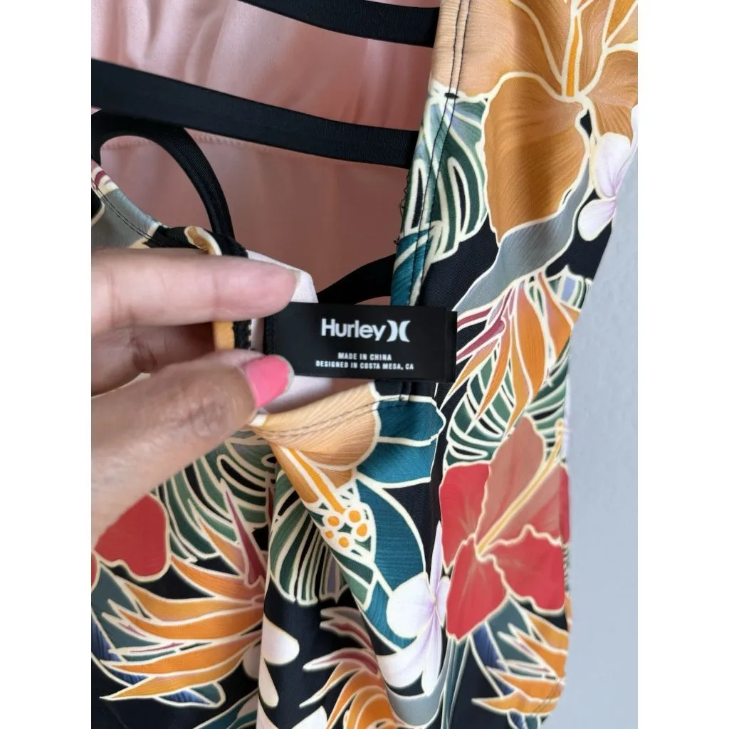 Hurley‎ Swimsuit Womens XXL Caribbean Dreamin One Piece Bathing Suit Floral NWOT - Image 12