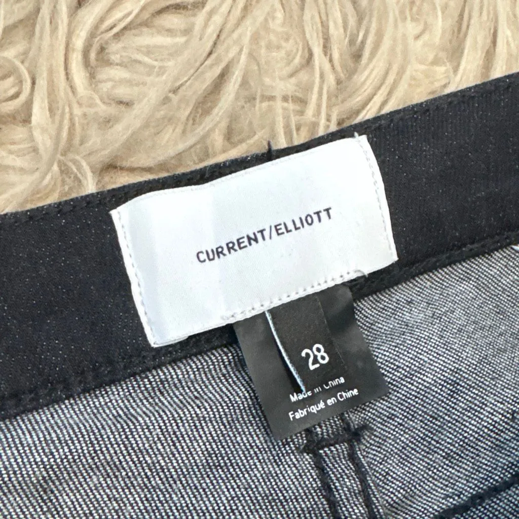Current Elliott Star Print Black Jeans size 28 - Image 2