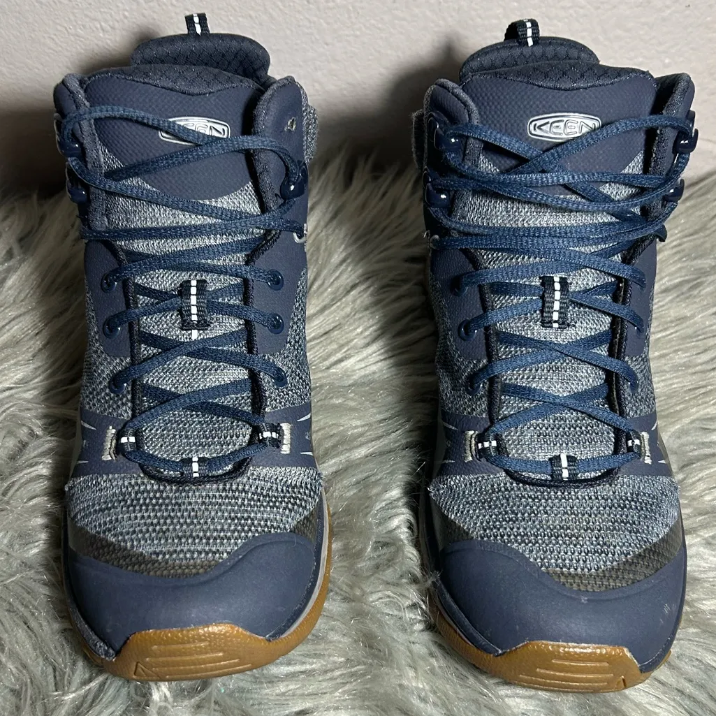 Keen Terradora Waterproof Hiking Trail Boots Blue Hiking Shoes Size 7.5 - Image 3