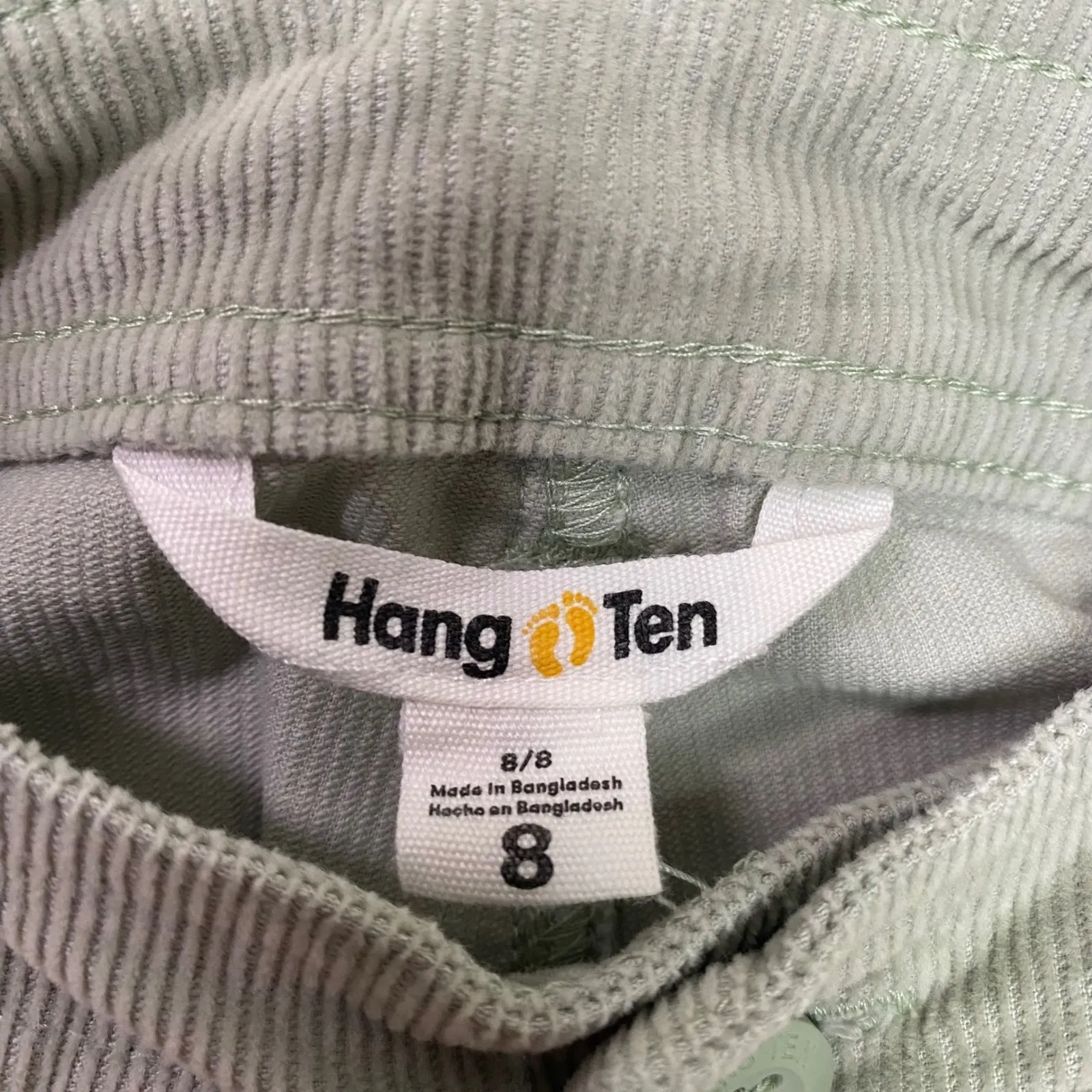 Hang Ten Bundle Of 2 Corduroy Shorts Women Size 8 Brown & Gray High Waisted - Image 15