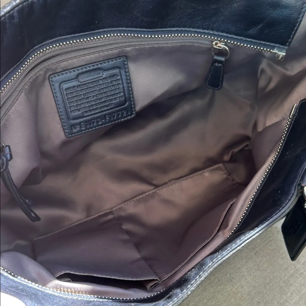 Coach Vintage Y2k Gallery Signature East West Leather bag and wallet set F17721 - Image 2