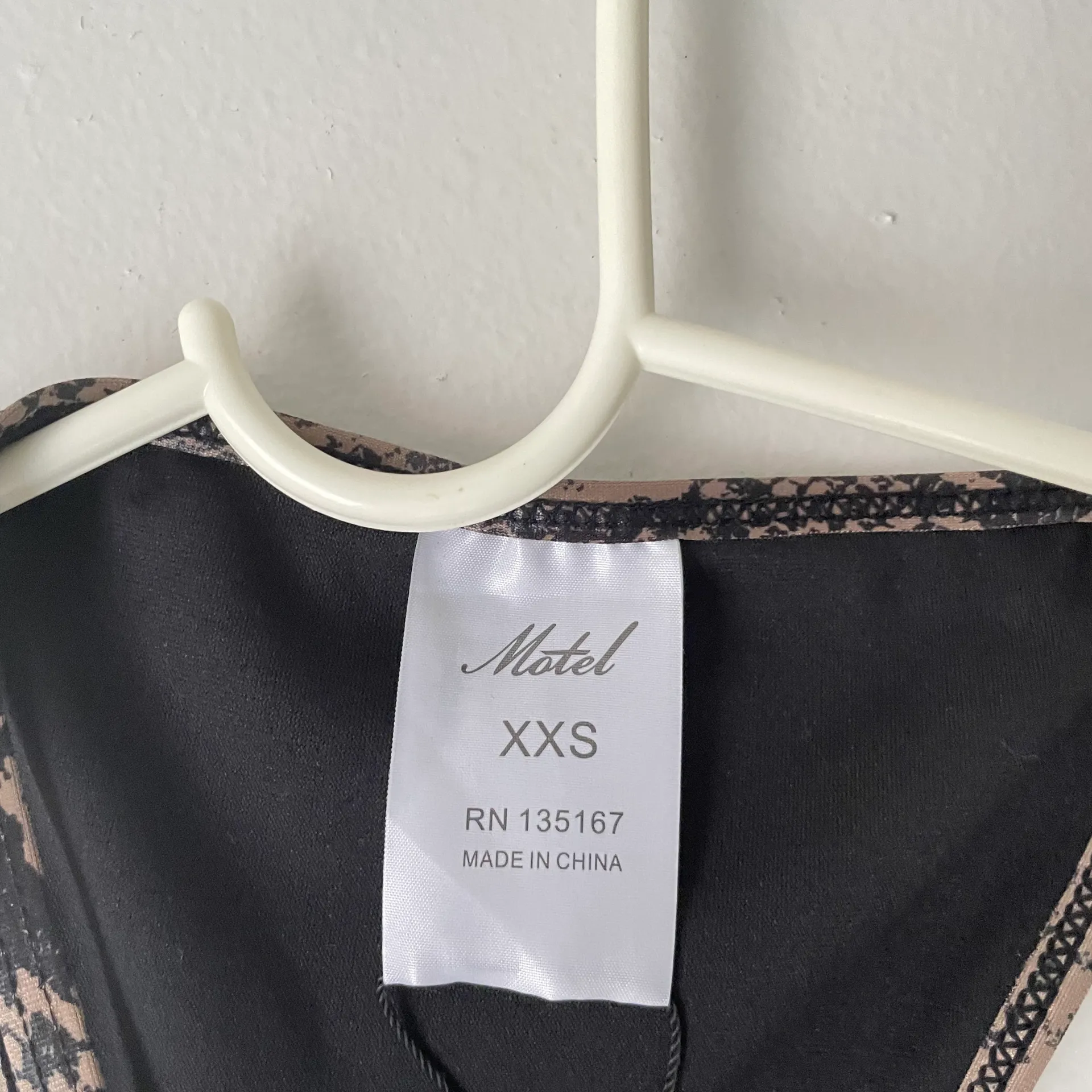 NWT  Taupe & Black Valter Snake Print Cheeky High Cut Bikini Bottom - Image 7