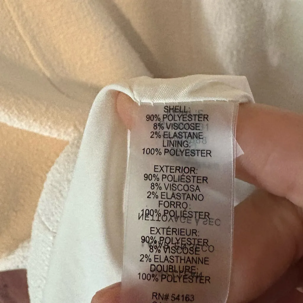 Andrew Marc Cream Dress‎ Size 12 - Image 8