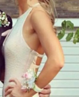 Formal Maxi Dress Light Pink Size 0 - Image 6