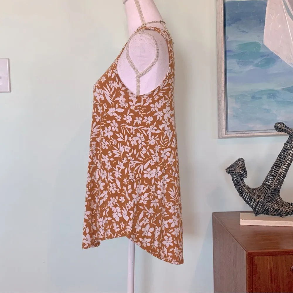 Old Navy LUXE Floral Print Soft Tank Small S - Image 3