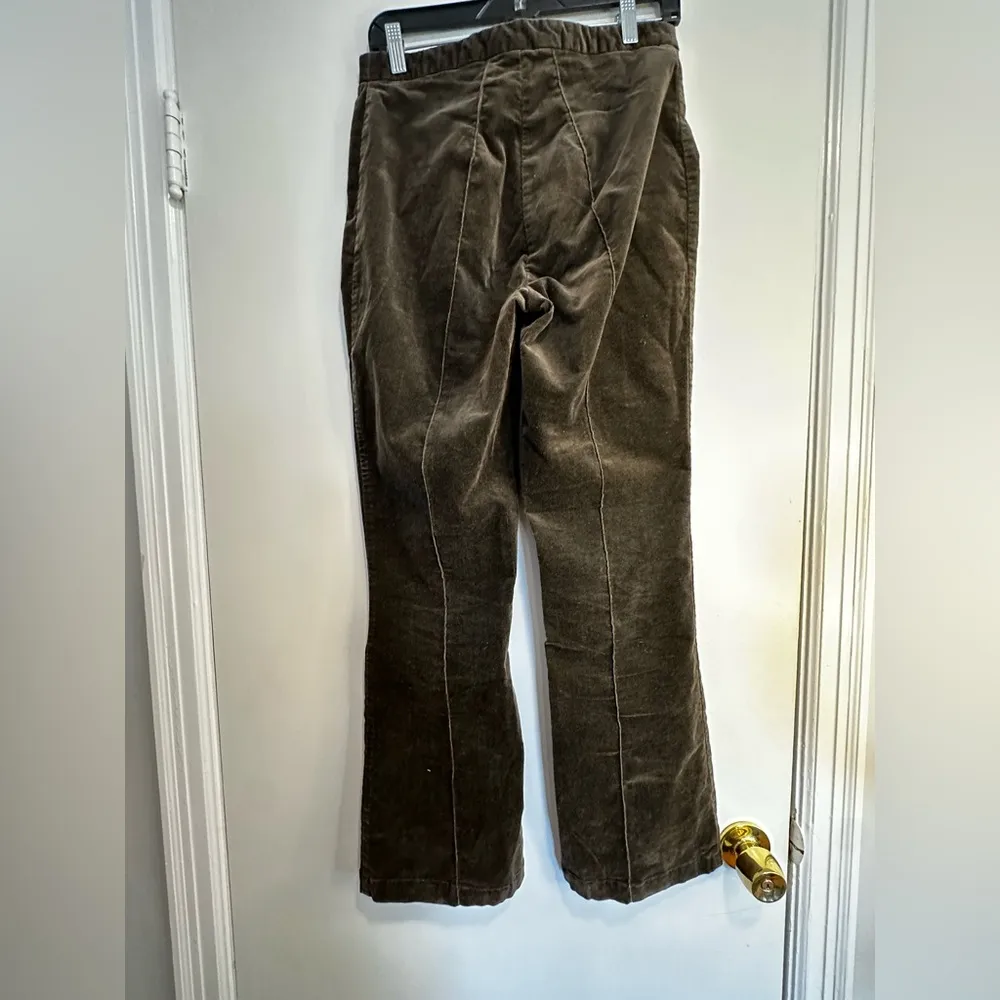 VTG 90’s Jeanology Brown Corduroy Boot Cut Flare Pants. Vertical Seam. Sz: 10. - Image 12