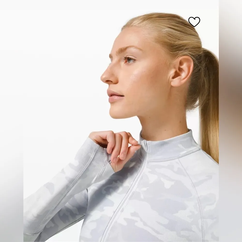 Lululemon Pace Pursuit Long Sleeves Top Camo Print - Image 2