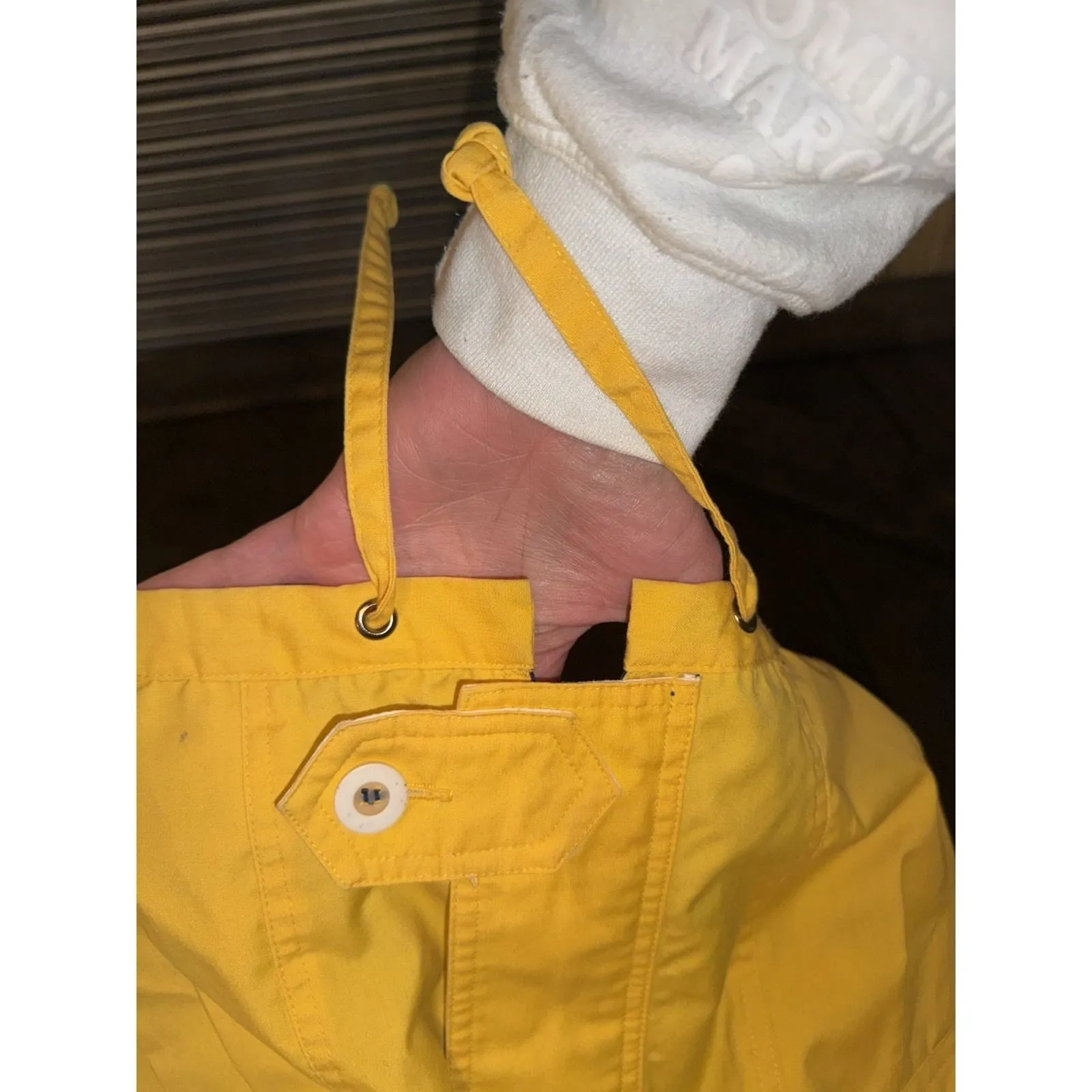 VTG NYG New‎ York Girl 90s Women's M Nautical Jacket Lightweight Casual Yellow Size M - Image 5