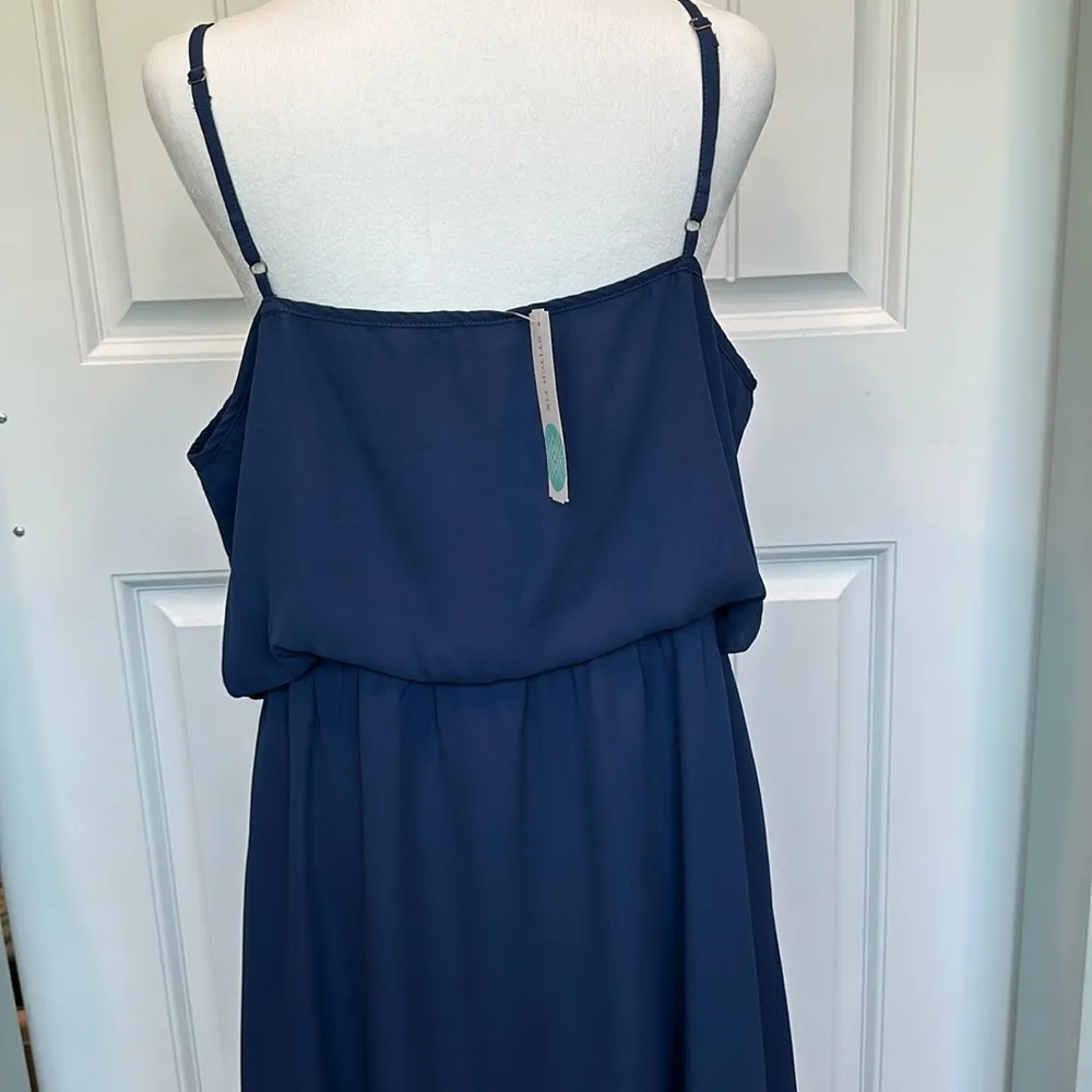 Pixley XL Devynn Colorblock Spaghetti Strap Sleeveless Dress - Image 6